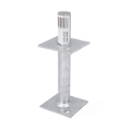 Pryda 130mm M10 Centre Pin Post Anchor - Galvanised Steel - Durable Termite Protection - SuperSaverAU - view 2