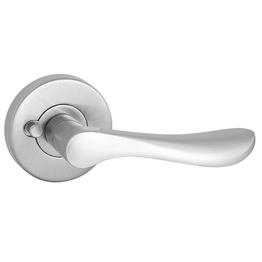 Gainsborough Satin Chrome G4 Series Privacy Leverset 63mm Zinc Durable - SuperSaverAU - view 1
