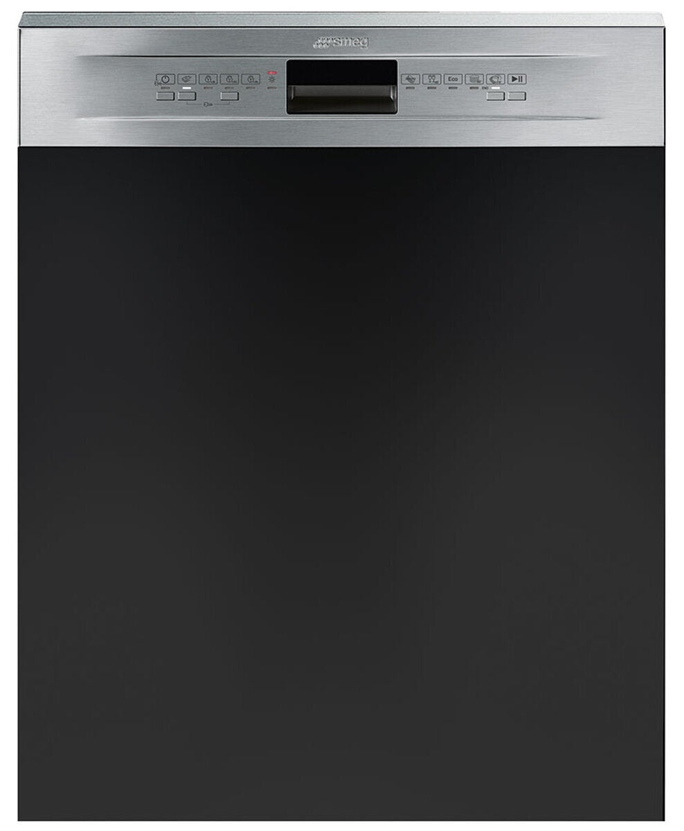 Smeg 60cm Semi Integrated Dishwasher - 14 Place Settings - Orbital Wash System - DWAI6214X2