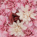 Un Real Dahlia Rose Flower Hedge Tile - 50 x 50cm - Blush Pink, Cream, Burgundy - Realistic Design, Maintenance-Free - SuperSaverAU - view 3