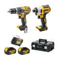 DeWALT 18V XR Brushless Cordless 2 Piece 4.0Ah Combo Kit DCZ207M2T-XE