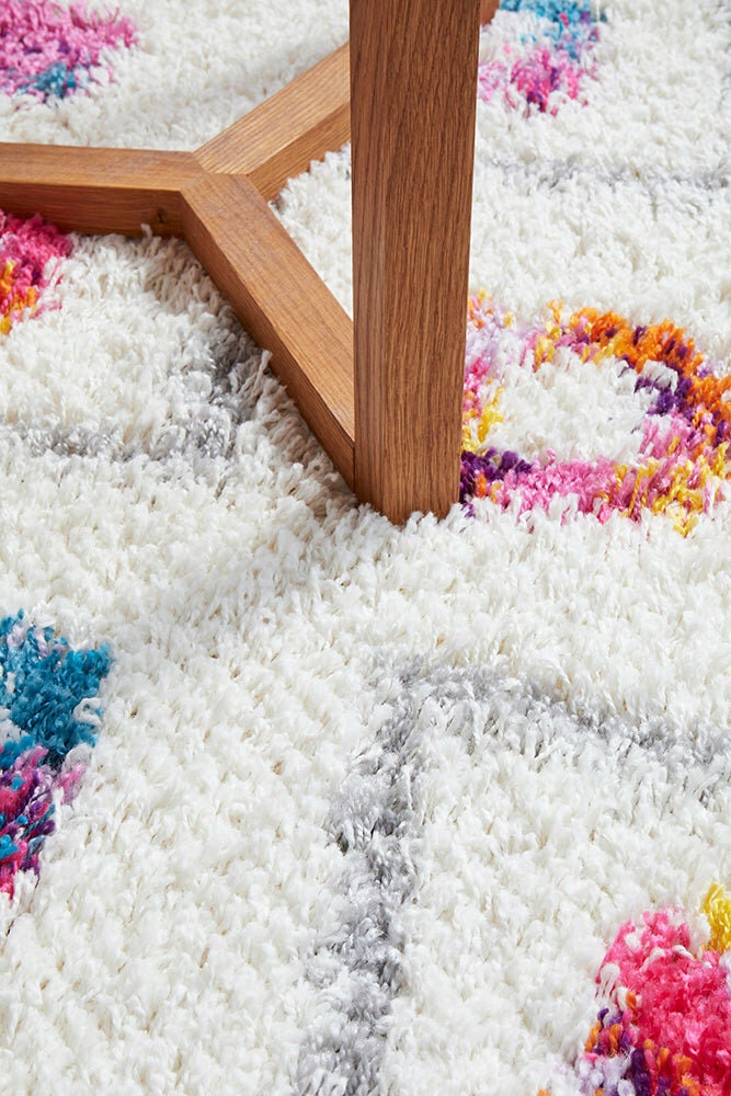 Rug Culture Vegas Large Rug 290x200cm - Multi-coloured Polypropylene Pile, Power Loomed - VEG-MOROC-290X200