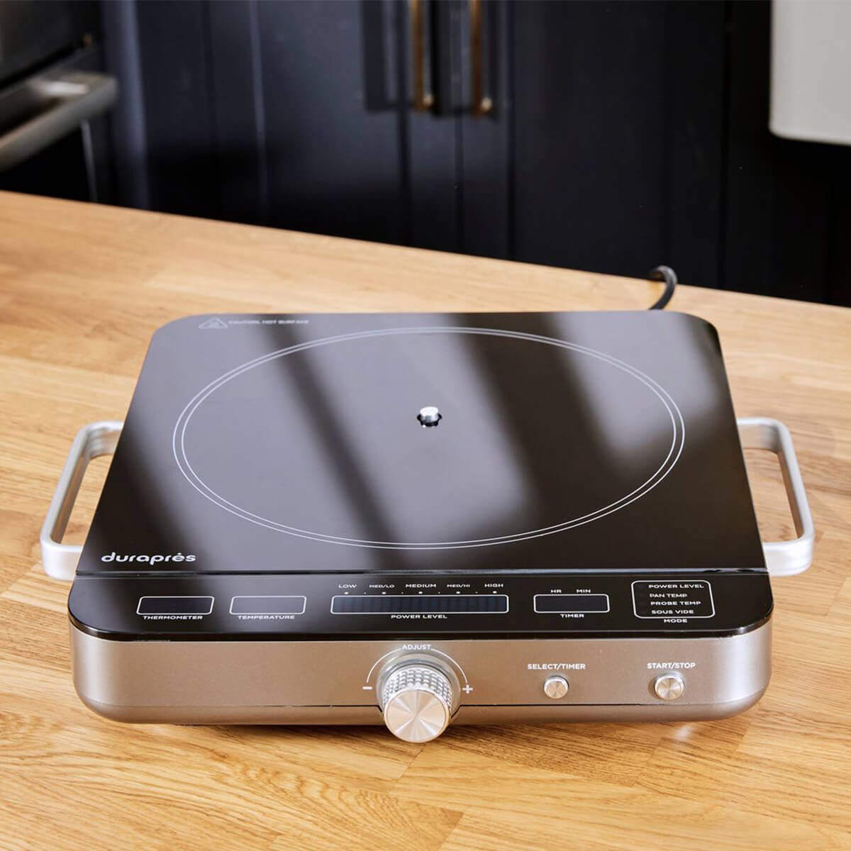 Durapres Inducto Go portable induction cooktop - 18 temperature settings, four heating modes - DPDIH700