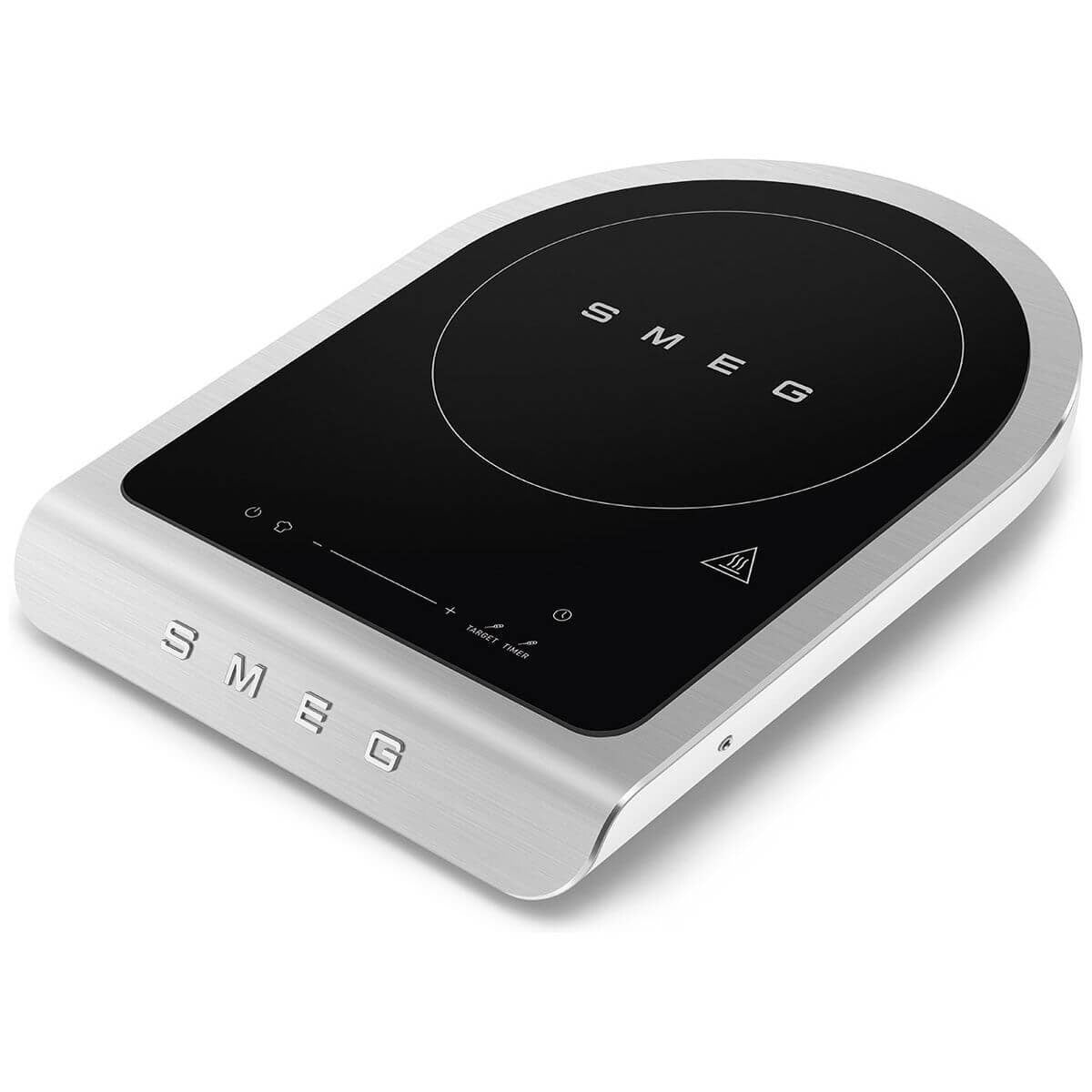 Smeg Portable Induction Hob - Matte White, Temperature Probe, Boost Function - PIC01WHMAU