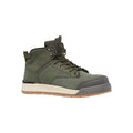 Hard Yakka Size 12 Olive Leather Steel Cap Safety Boot