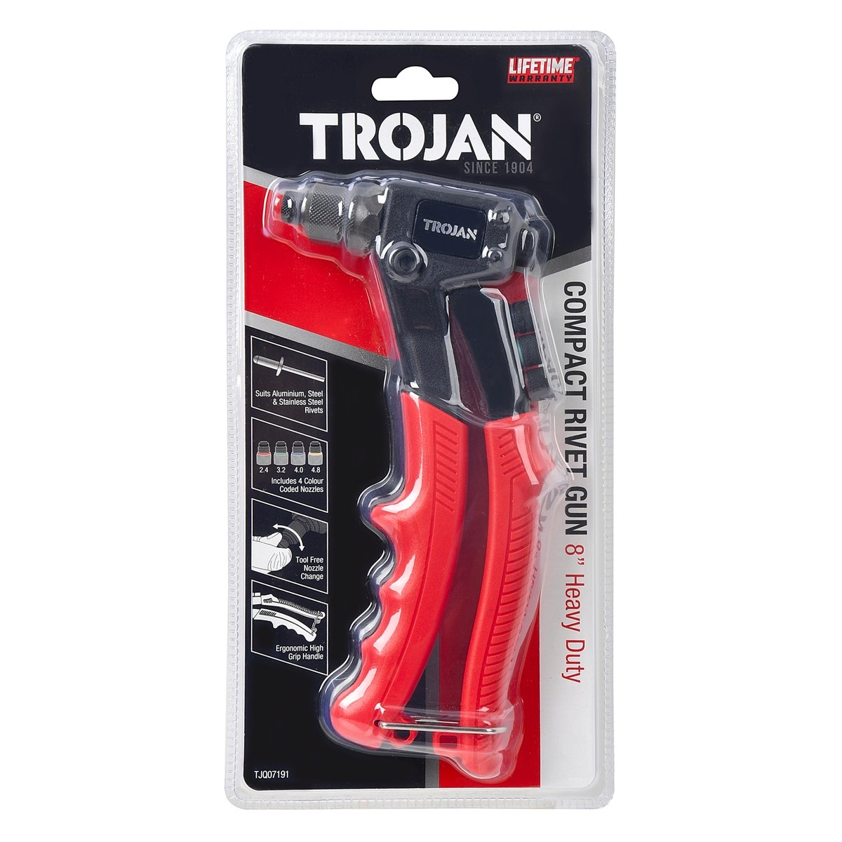 Trojan Rivet Gun - 8 Inch - Aluminium/Steel/Stainless Steel - DIY Use - SuperSaverAU - view 4
