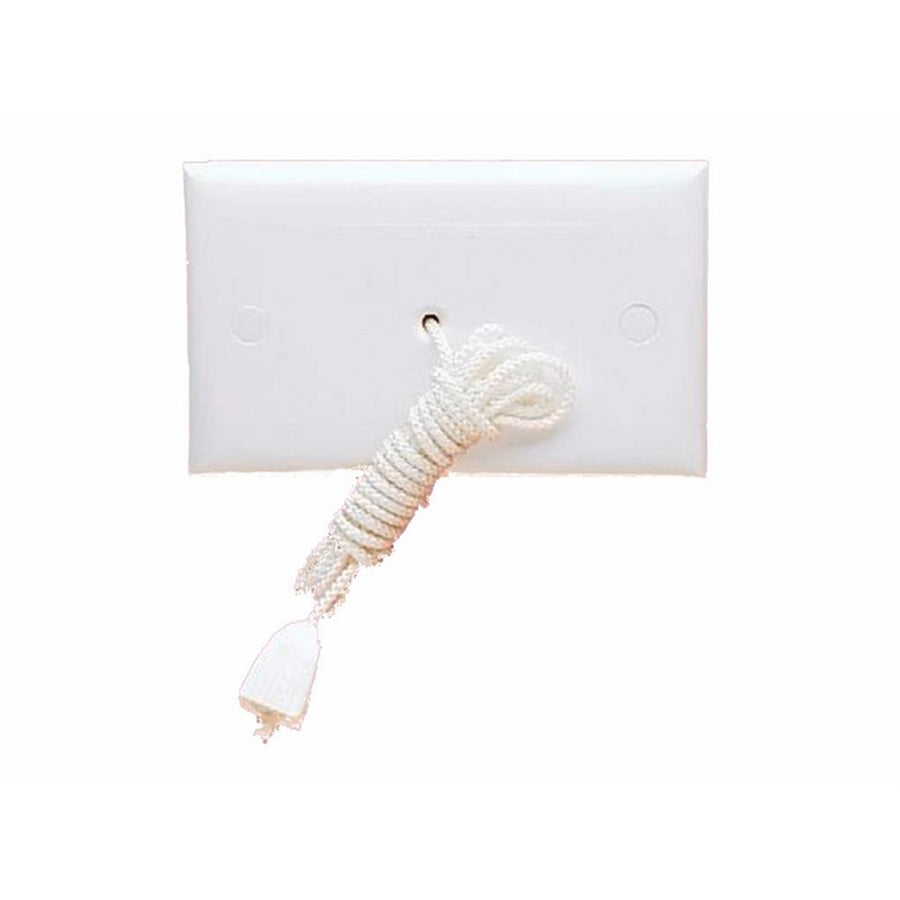 HPM 10A White Ceiling Switch Cord Pull, 114mm, ABS, 240V, Indoor