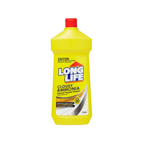 Long Life Cloudy Ammonia 1L Heavy Duty Floor Cleaner Liquid - SuperSaverAU - view 1