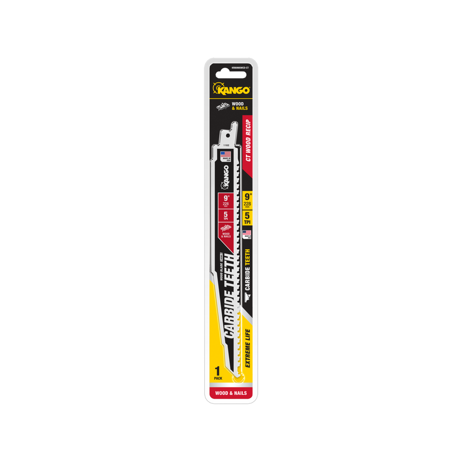 Kango 9" 5 TPI Carbide Teeth Wood Reciprocating Blade