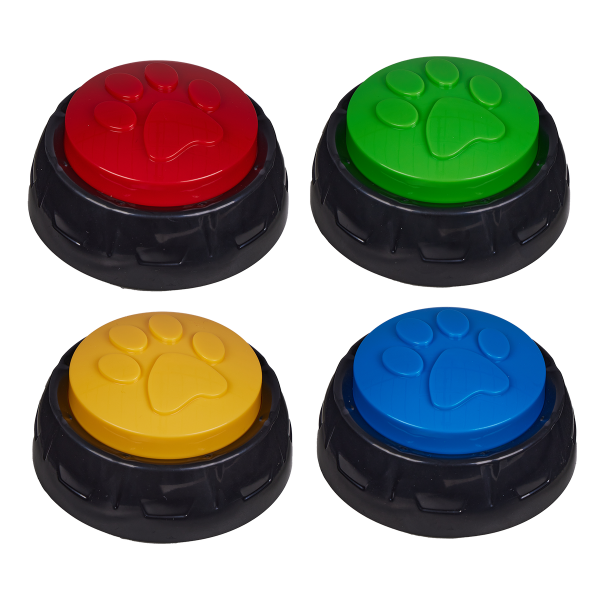 Happy Tails Pet Talking Starter Kit - 4 Recordable Buttons - 80mm x 35mm x 80mm - SuperSaverAU - view 1