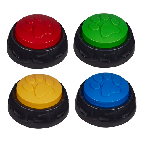 Happy Tails Pet Talking Starter Kit - 4 Recordable Buttons - 80mm x 35mm x 80mm - SuperSaverAU - view 1