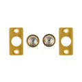 Taskmaster 16mm Brass Single Ball Catch Indoor - 2 Pack