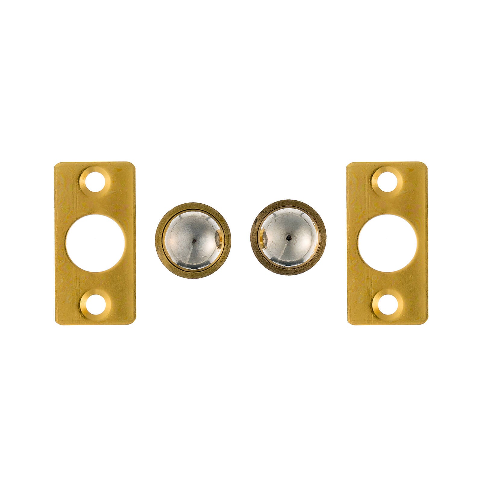 Taskmaster 16mm Brass Single Ball Catch Indoor - 2 Pack
