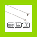 Antsig 1.5m White Right Angled PAL TV Lead - Dual Shielded Coaxial Cable - SuperSaverAU - view 3
