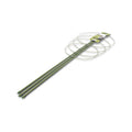 Jack 4 Ring Flower Frame 900mm Green Powder Coated Steel