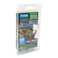 Titan 14g x 50mm Zinc Gold Bugle Head Timber Batten Screw - 25 Pack