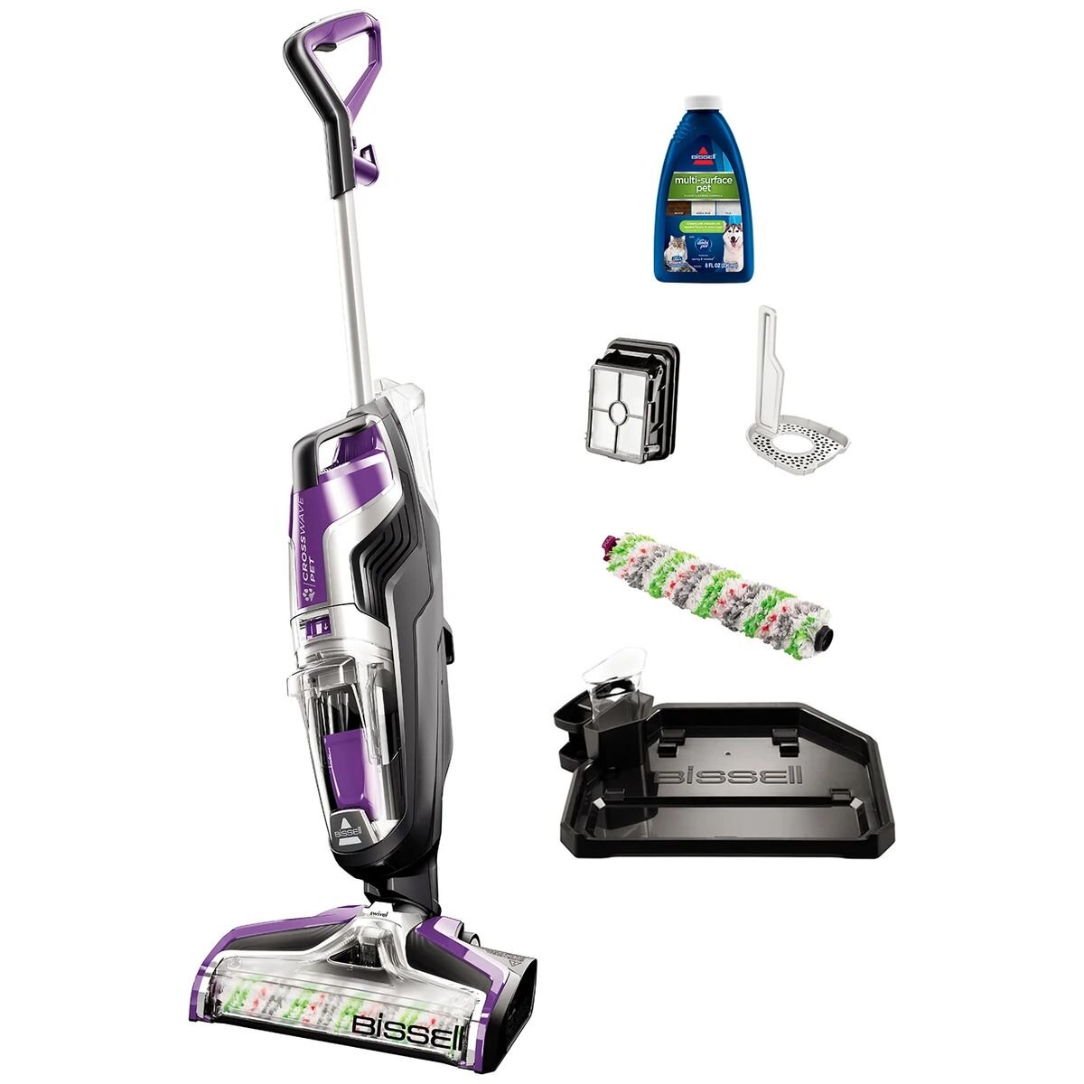 Bissell Crosswave Pet Hard Floor Cleaner - Vacuums and Washes at Once - Two-Tank System - 2225F