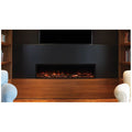 Modern Flames Landscape Pro Slim 96" Gen 1 Built-In Electric Fireplace - Hybrid-FX Flames - LPS-9616-INT