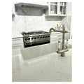 Turner Hastings Francès Twin Mixer Tap - Brushed Nickel, Brass, Quarter Turn Spindles - 18117BN5