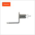 Taskmaster 6mm Nickel Plated Metal Shelf Support 50 Pack - Durable - Easy Install - SuperSaverAU - view 2