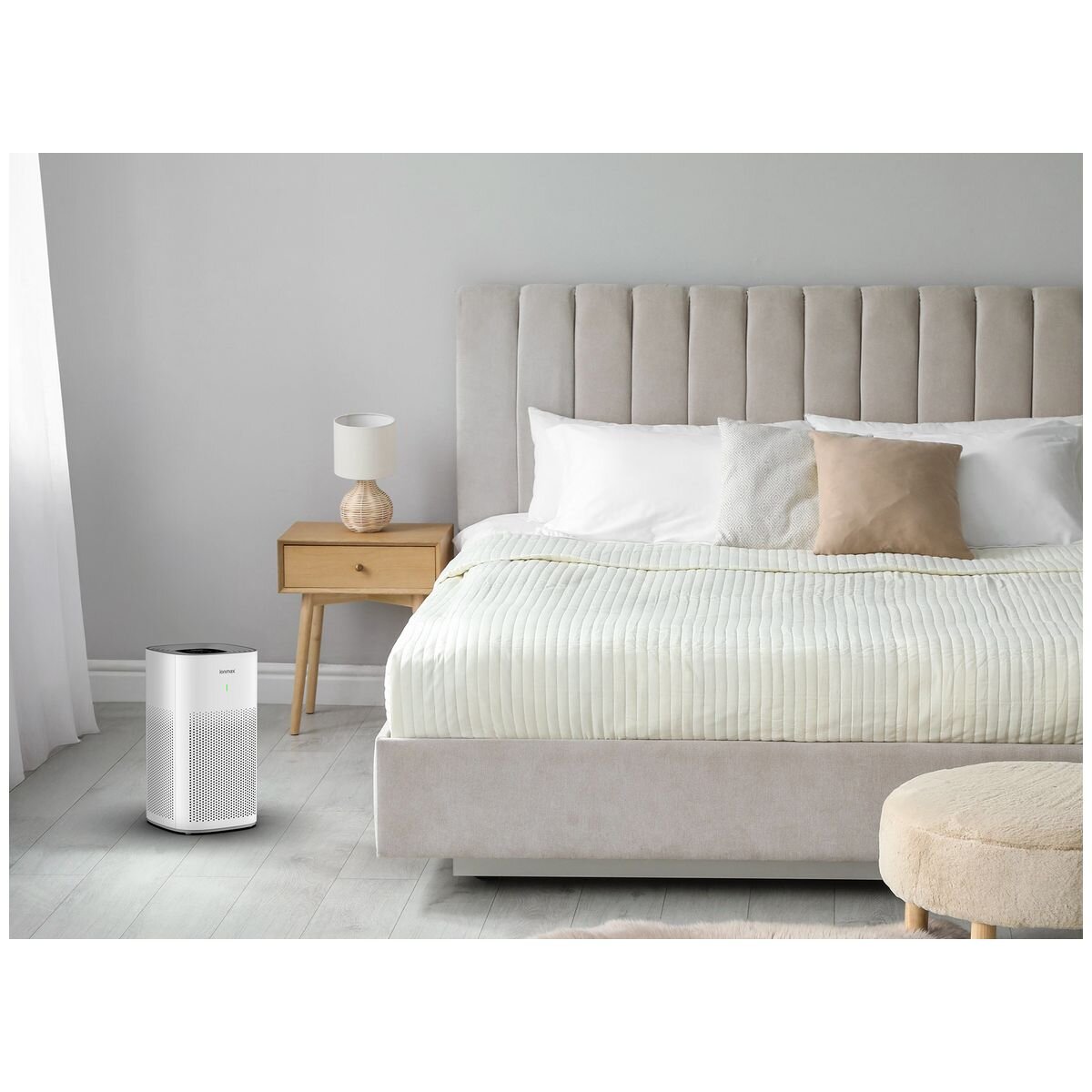 Ionmax 4-Stage HEPA Air Purifier - Wi-Fi App Control, Ioniser and PM2.5 Monitoring - White - ION350