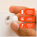 Taskmaster 10 - 12g Snap On Screw Caps White Plastic 12 Pack