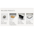 Oliveri Monet 1 and 1/2 bowl undermount sink - Australian made, seam welded stainless steel - MO71U