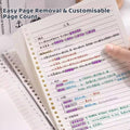 A4 Blank Coil Notebooks Set of 5 Colours Soft Cover 60 Sheets Each - view 5