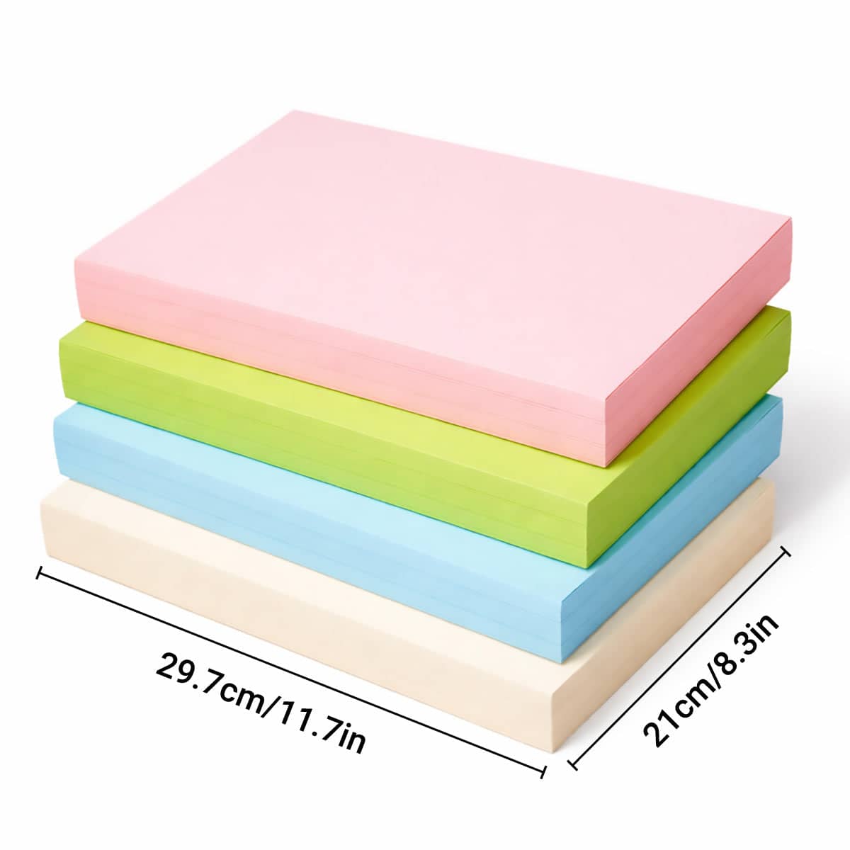 A4 Cardstock Paper 230gsm, 60 Sheets - Light Pink - view 4