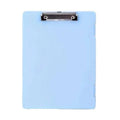 A4 Clipboard Writing Pad Set of 4 with Double Clips for Office Storage - Blue