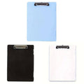 A4 Clipboard Writing Pad Set of 4 with Double Clips for Office Storage - Blue - view 3