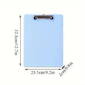 A4 Clipboard Writing Pad Set of 4 with Double Clips for Office Storage - Blue - view 4