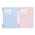 A4 Coil Notebook with 3 Lined Refills - Light Blue - view 3