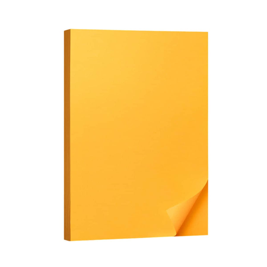 A4 Coloured Paper, 80gsm, 210 x 297 mm - Orange