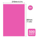 A4 Coloured Paper 80gsm, 500 Sheets for Craft and School - Light Purple - view 4