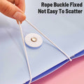 A4 Document Folder with 30 Clear Pockets, Set of 5 Assorted Colours - view 5