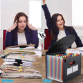 A4 Expanding File Organiser with 25 Compartments, Multilayer Office File Storage - view 5