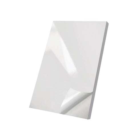 A4 Glossy Self Adhesive Photo Paper, Pack of 50 Sheets, 150 Gsm Inkjet
