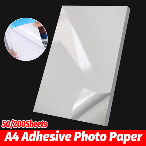A4 Glossy Self Adhesive Photo Paper, Pack of 50 Sheets, 150 Gsm Inkjet - view 2