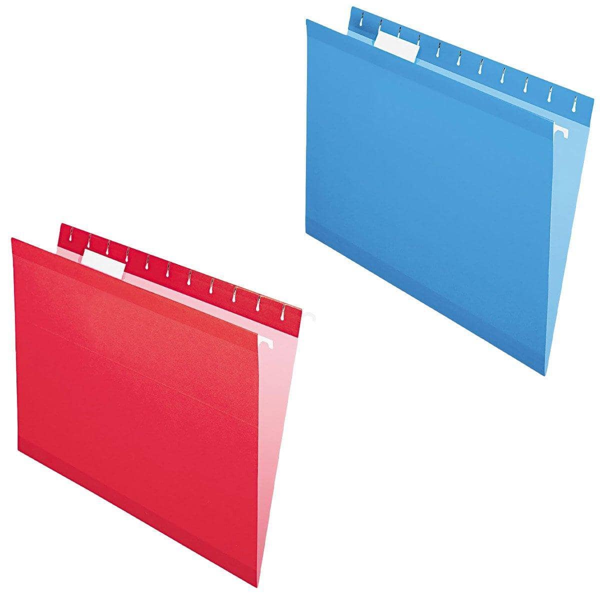 A4 Hanging File Folders with Metal Rails - Pack of 25, Red - view 2