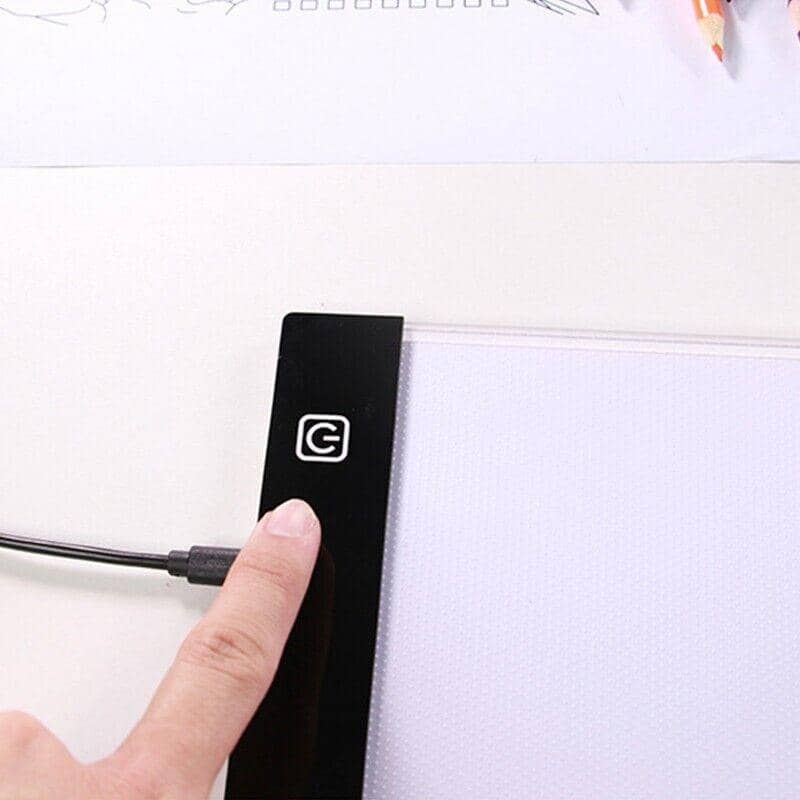 A4 LED Light Box Tracing Board for Drawing - Adjustable Light with Scale - view 4