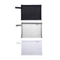 A4 Mesh Document Pouches, 34 x 25 cm, Pack of 10 - Black - view 3