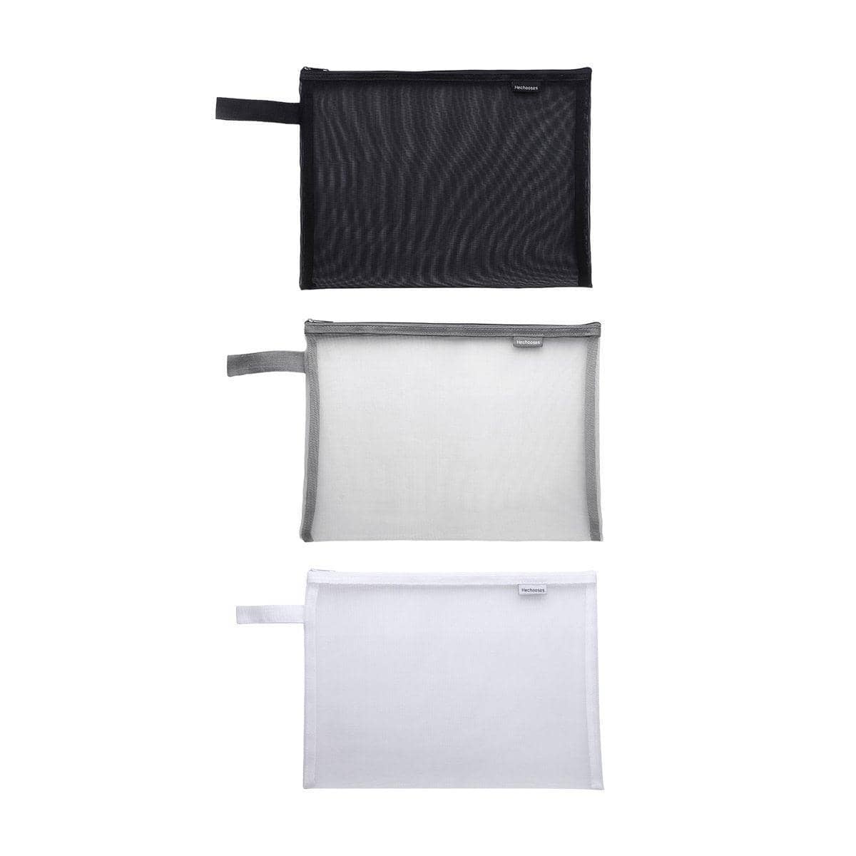 A4 Mesh Document Pouches, 34 x 25 cm, Pack of 10 - Black - view 3