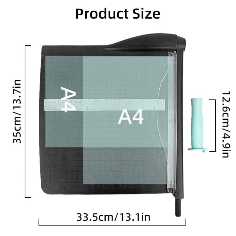 A4 Portable Paper Cutter Trimmer, 30.5 x 30.5 cm Cutting Surface - view 3