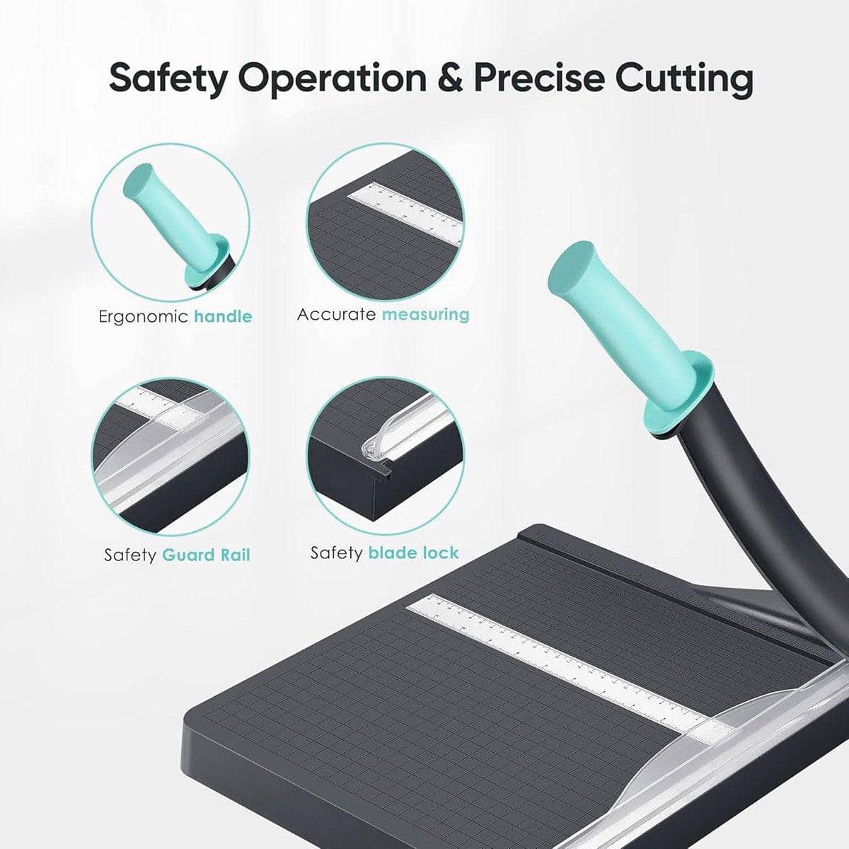 A4 Portable Paper Cutter Trimmer, 30.5 x 30.5 cm Cutting Surface - view 4