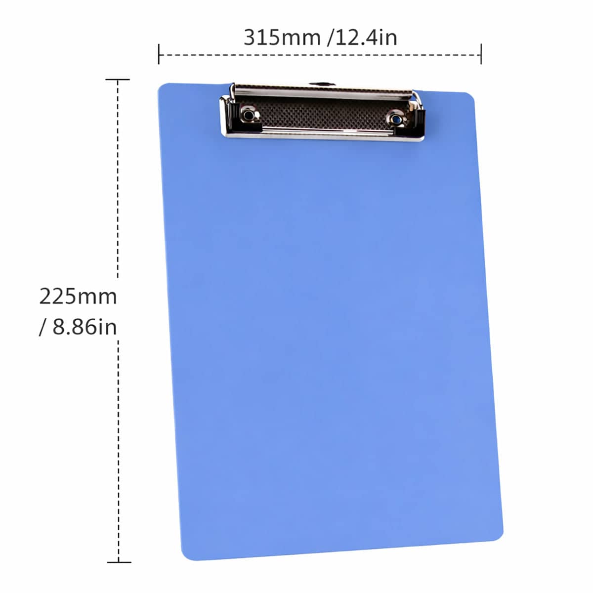 A4 PP Clipboard Set of 10 Blue Hanging Menu Clip Writing Pad - view 3