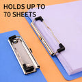 A4 PP Clipboard Set of 10 Blue Hanging Menu Clip Writing Pad - view 4