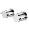 Caroma Chrome Luna Wall Top Assemblies Lever - 57mm x 58mm - Lead-Free Brass - SuperSaverAU - view 1