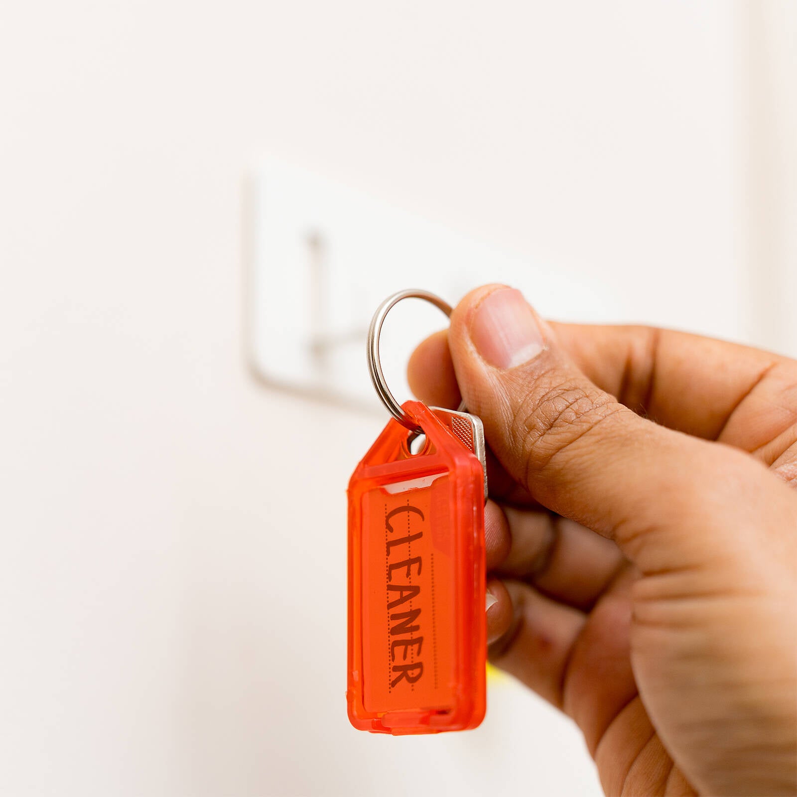 Taskmaster Key Tags with Key Ring, 56 x 29 x 6mm, 20 Pack