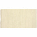 Cadrys Naturals Jute White Rug 160x230cm - Handspun Jute Flatweave, 8mm Pile - JUTENW1